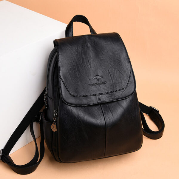 Soft Leather Backpack - Image 3